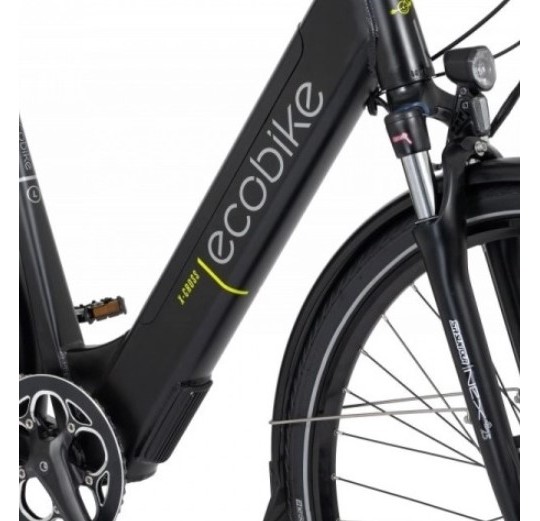 akumulator w rowerze elektrycznym ecobike x cross 2023